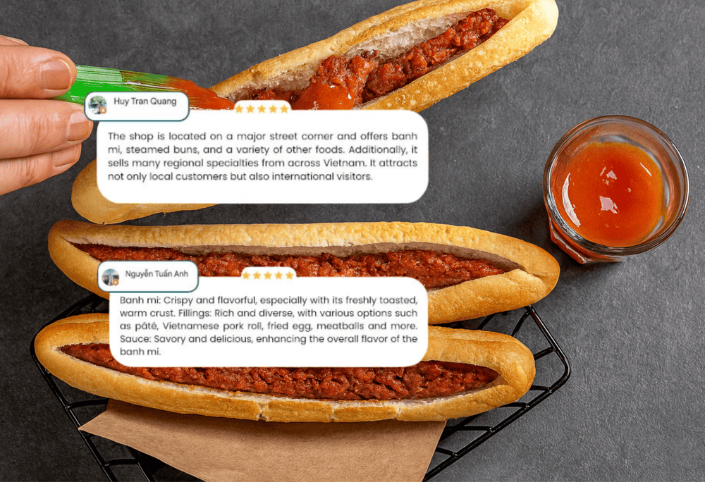 Ty Muoi baguettes are positively reviewed for their unique flavor and service attitude